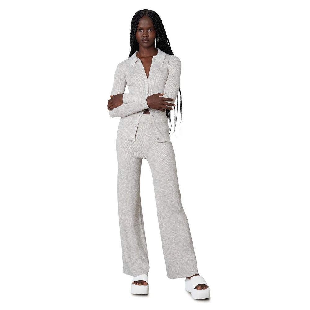 New NIA The Brand Willow High Waist Ribbed Knit Sweater Pant Size Medium